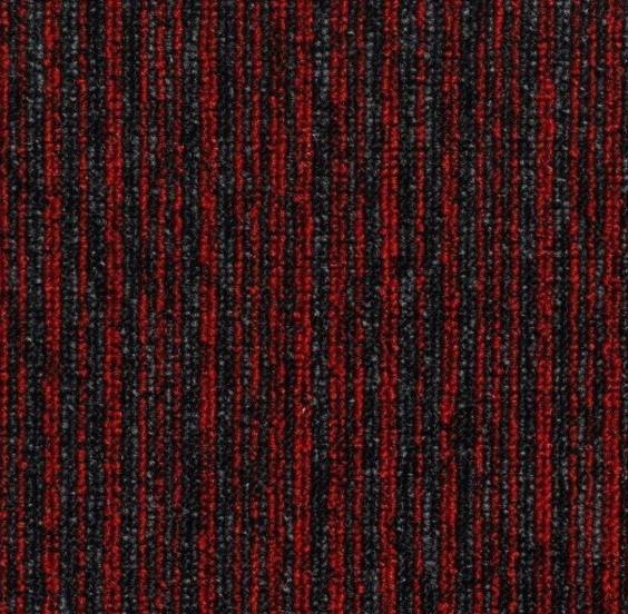Ковровая плитка Bonkeel Party Line (Пати Лайн) Redblack...